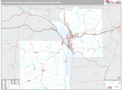 La Crosse-Onalaska Metro Area Digital Map Premium Style